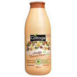 COTTAGE Douche lait 97% d'ingredients naturels vanille et noix de pecan 550 ml