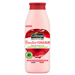 COTTAGE Shampoing Bouclier couleur pour Cheveux colorés ou méchés Pulpe de cerise Bio et Kératine végétale 250 ml