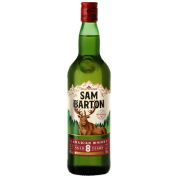 SAM BARTON Whisky Canadien 8 ans 40° SAM BARTON