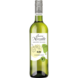 BONNE NOUVELLE Blanc Sin Alcohol bebida fermentada desalcoholizada a base de uva 0.75 L