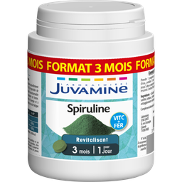 JUVAMINE Espirulina rica en vitamina C y hierro 90 comprimidos 62 g
