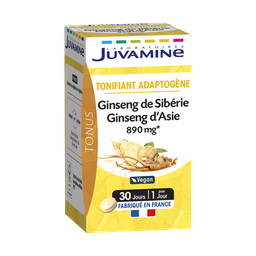 JUVAMINE Complemento alimenticio tonificante adaptógeno ginseng de Siberia y Asia 30 comprimidos 17 g