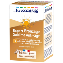 JUVAMINE Expert Bronzage Sublime Anti-Âge 60 Cápsulas