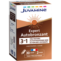 JUVAMINE Suplemento alimentar autobronzeador 60 cápsulas