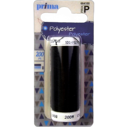 PRIMA Fil poyester noir Le thermocollant