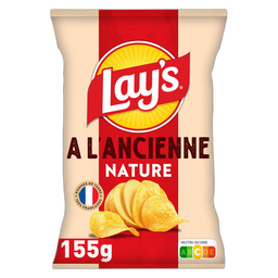LAY'S Chips à l'ancienne nature 155 g