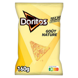 DORITOS Chips tortilla goût Nature