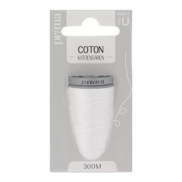 PRIMA Fil coton épais blanc 300m x1