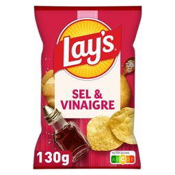 LAY'S Batatas fritas sabor sal e vinagre 130 g