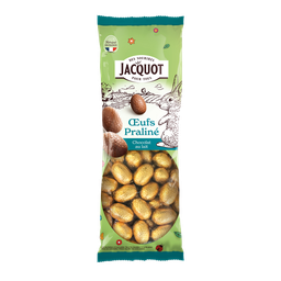 JACQUOT Minis oeufs chocolat lait praliné 594 g