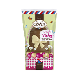 CEMOI Campana Vichy chocolate con leche y huevos praliné 154 g