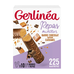 GERLINEA Barras Emagrecedoras Chocolate de Leite Caramelo 310 g