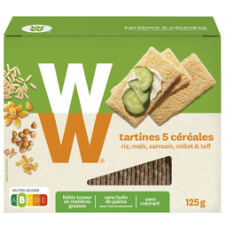 WW Tartine craquante céréales 125 g