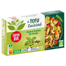 CEREAL BIO Tofu cuisiné pesto et graines de courge bio 2x90 g
