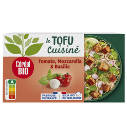 CEREAL BIO Le Tofu Cuisiné au tomate mozzarella et basilic 180 g