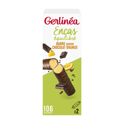 GERLINEA Barra snack adelgaçante chocolate laranja 61 g