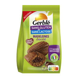 GERBLE Madalenas de chocolate coração fundente sem glúten sem lactose 200 g