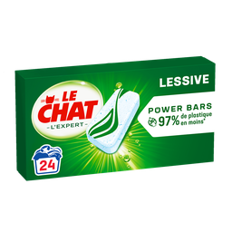 LE CHAT Power Bars Lessive capsules Expert éco 24 tablettes