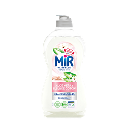 MIR Detergente Líquido Concentrado Hipoalergénico Aloe Vera e Flores de Algodão 450 ml