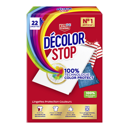DECOLOR STOP Lingette max protect EAU ECARLATE x22 lingettes