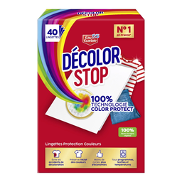 DECOLOR STOP Lingettes protection couleurs 40 lingettes