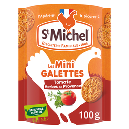 ST MICHEL Mini galletas aperitivo tomate hierbas de Provenza 100 g