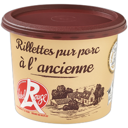 BAHIER Rillettes pur porc à l'ancienne Label Rouge 110g