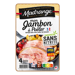 MADRANGE Jambon Poêler Sans Nitrite 400