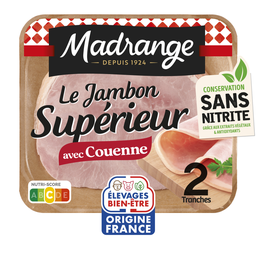 MADRANGE Jambon Supérieur Avec Couenne