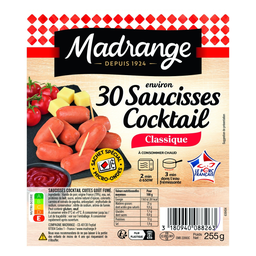MADRANGE Saucisses Cocktail Cuites Goût Fumé Classique