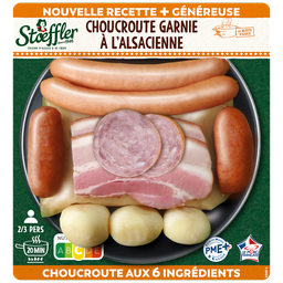 STOEFFLER Choucroute garnie à l'alsacienne — le paquet de 950g