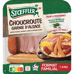 STOEFFLER Choucroute garnie d'alsace VPF VBF 1400g