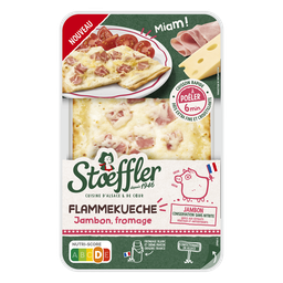 STOEFFLER Flammekueche jambon fromage 190g