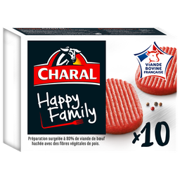 CHARAL Haché Happy Family (800g) 10x80g