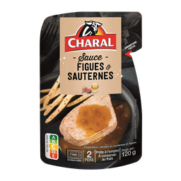 CHARAL Sauce aux figues et au sauternes 2 personnes 120g