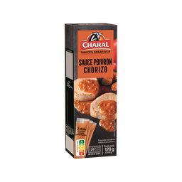 CHARAL Sauce poivron chorizo 3x40 g
