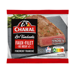 CHARAL Fondant de faux filet de VIANDE BOVINE la pièce de 140 g