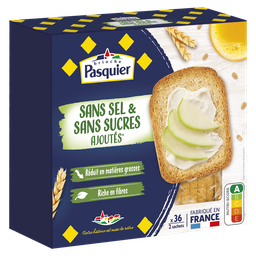 PASQUIER Biscottes Sans Sucres Ajoutés