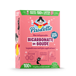 PAULETTE Bicarbonate de soude Multi-Usage Sans Parfum Écologique 1 kg