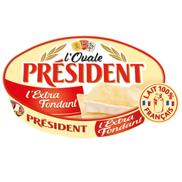 PRESIDENT Fromage L'Ovale l'Extra-Fondant