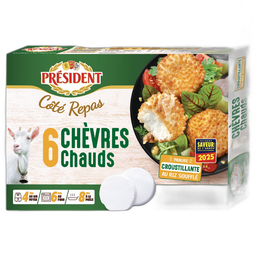 PRESIDENT Palets croustillants au chèvre 6 pièces 150g