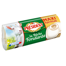 PRESIDENT Fromage Bûche de Chèvre Fondante