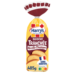 HARRYS Brioche tranchée recette classique nature sans additifs