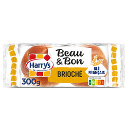 HARRYS Pain burger beau & bon brioché nature sans additifs