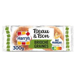 HARRYS Pain burger beau & bon brioché aux graines sans additifs