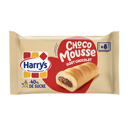 HARRYS Gâteaux moelleux Fourrés Chocolat Choco Mousse Moins de Sucres