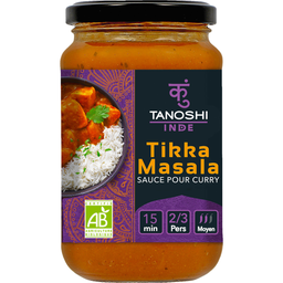 TANOSHI Salsa Tikka Masala Tomates & Especias 345 g