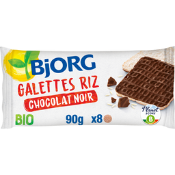 BJORG Galettes Riz chocolat noir bio