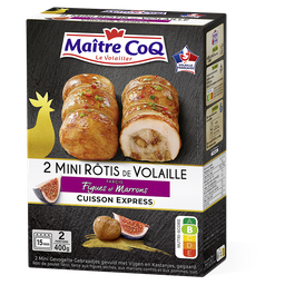 MAITRE COQ Mini asado de ave con higos y castañas 400 g