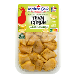 MAITRE COQ Cubos de filete de pollo tomillo/limón 280 g